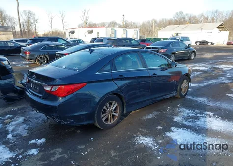 2014 Hyundai Sonata Gls из США, поврежденный, VIN 5NPEB4AC0EH813543